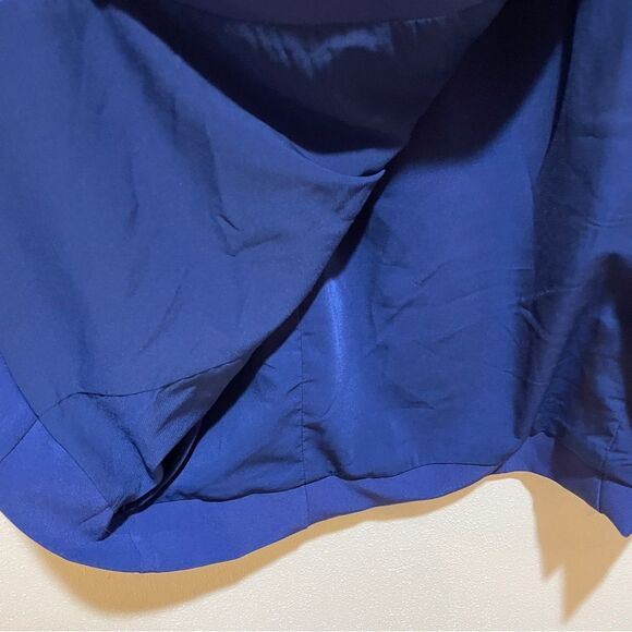 NEW NBD Revolve Cosmopolitan Mini Dress Blue Size Small Slit Party - Picture 8 of 16
